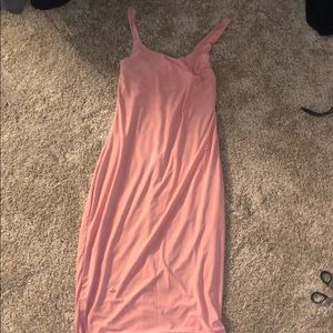 Light pink long dress